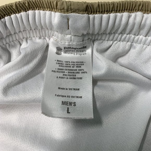 Patagonia Men's Lightweight Swim Trunks L Khaki - Picture 7 of 7